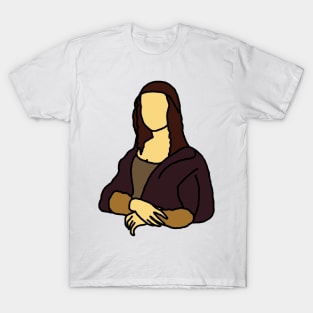 Mona Lisa Illustration T-Shirt